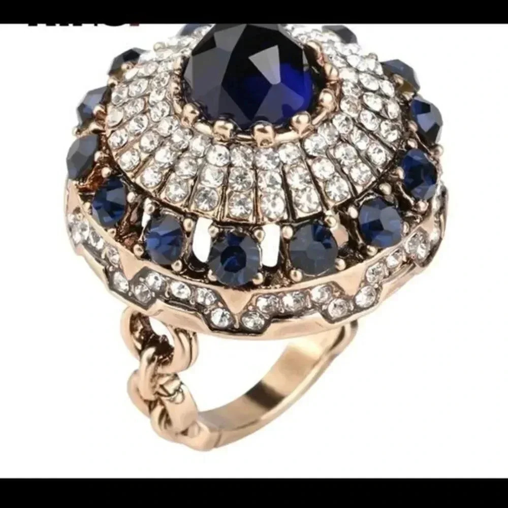 Vintage Crystal Antique Rings For Women